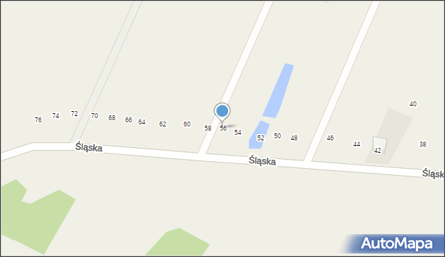 Zabijak, Śląska, 56, mapa Zabijak