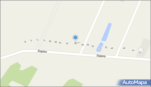 Zabijak, Śląska, 60, mapa Zabijak