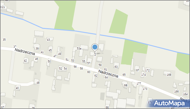 Zaborów Drugi, Słoneczna, 2, mapa Zaborów Drugi