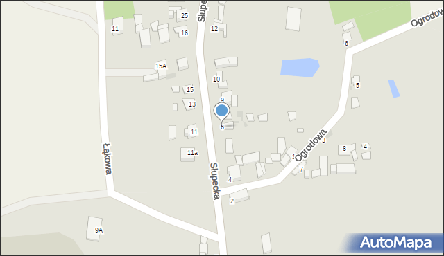 Zagórów, Słupecka, 6, mapa Zagórów