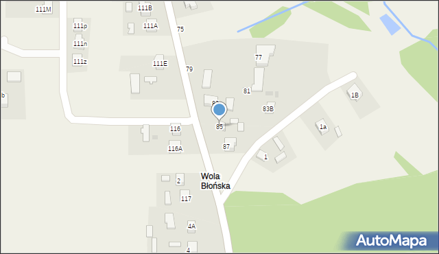 Zgłobice, Słoneczna, 85, mapa Zgłobice