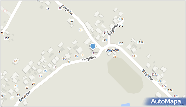 Bochnia, Smyków, 1, mapa Bochni