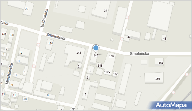 Bydgoszcz, Smoleńska, 146, mapa Bydgoszczy