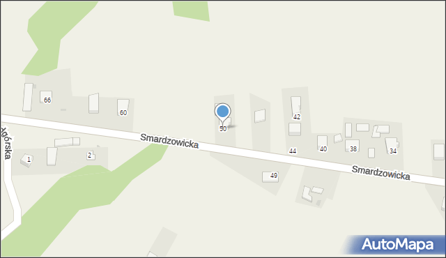 Cianowice, Smardzowicka, 50, mapa Cianowice