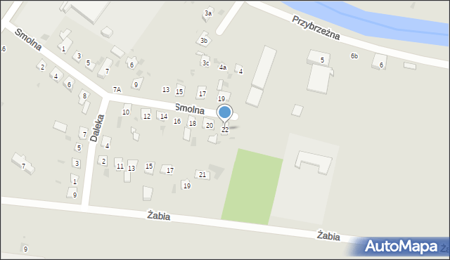 Gdańsk, Smolna, 22, mapa Gdańska