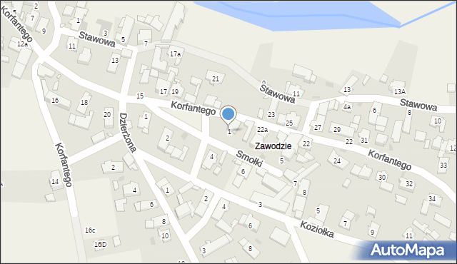 Jemielnica, Smołki Emanuela, 1, mapa Jemielnica