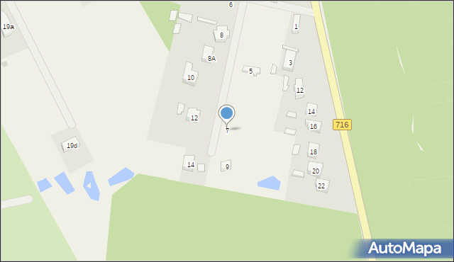 Kaletnik, Smugowa, 7, mapa Kaletnik