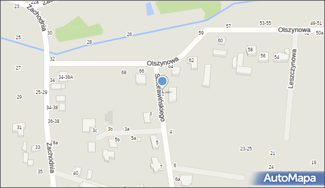 Kalisz, Smorawińskiego Mieczysława, gen., 2, mapa Kalisza