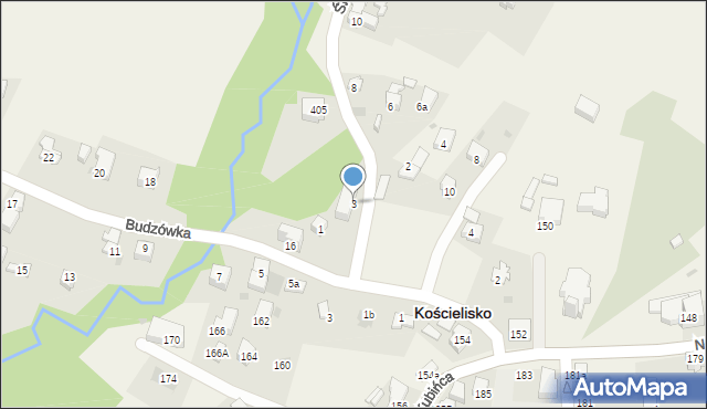 Kościelisko, Śmiechówka, 3, mapa Kościelisko