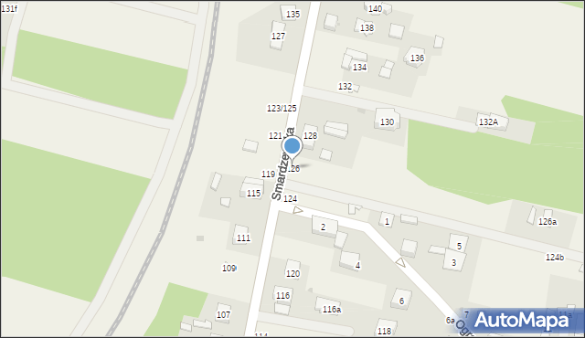 Łagiewniki Nowe, Smardzewska, 126, mapa Łagiewniki Nowe