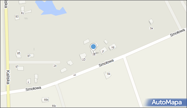 Piotrków Kujawski, Smołowa, 1E, mapa Piotrków Kujawski