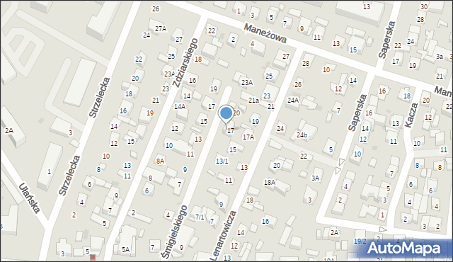 Płock, Śmigielskiego Ludwika, 18, mapa Płock