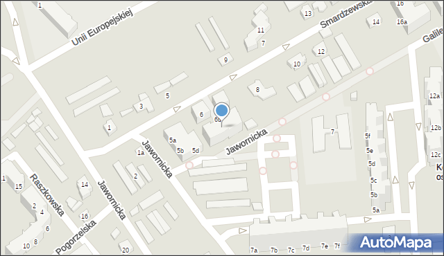 Poznań, Smardzewska, 6b, mapa Poznania