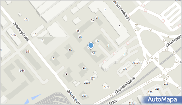 Poznań, Smoluchowskiego Mariana, 3, mapa Poznania