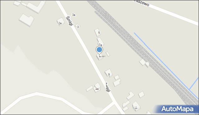 Poznań, Śmigi, 7, mapa Poznania