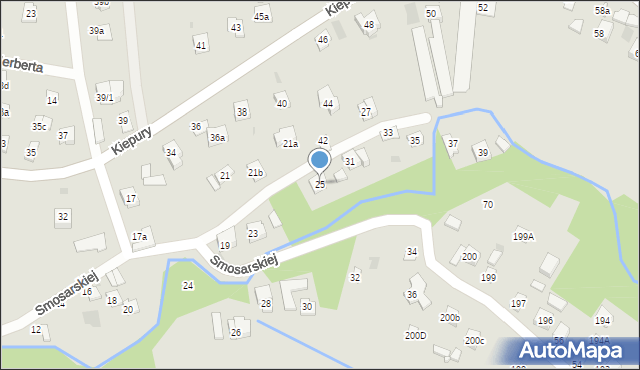 Rzeszów, Smosarskiej Jadwigi, 25, mapa Rzeszów