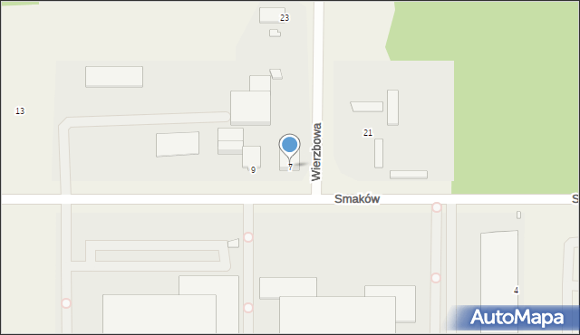 Skarbimierz-Osiedle, Smaków, 7, mapa Skarbimierz-Osiedle