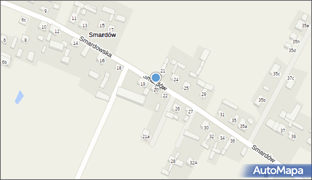 Smardów, Smardów, 20, mapa Smardów