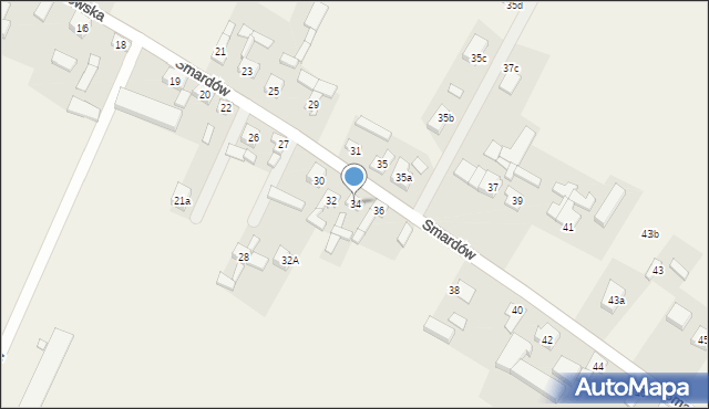 Smardów, Smardów, 34, mapa Smardów