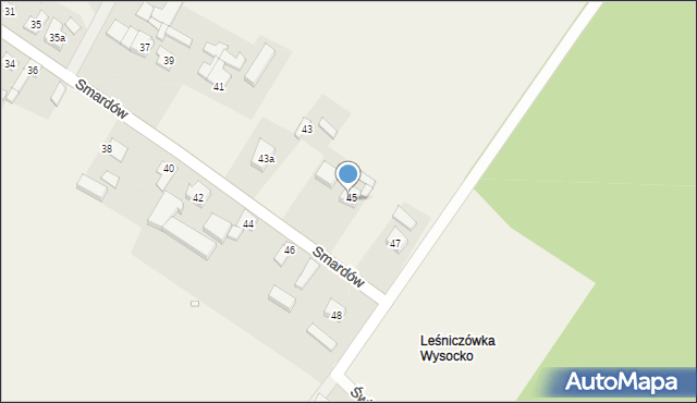 Smardów, Smardów, 46A, mapa Smardów