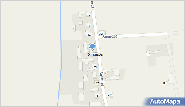 Smardze, Smardze, 34, mapa Smardze