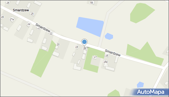 Smardzew, Smardzew, 18, mapa Smardzew