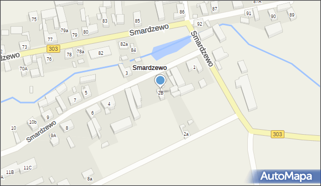 Smardzewo, Smardzewo, 2B, mapa Smardzewo