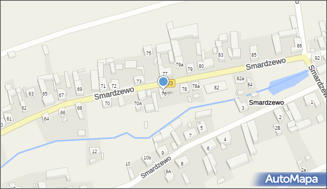 Smardzewo, Smardzewo, 76, mapa Smardzewo
