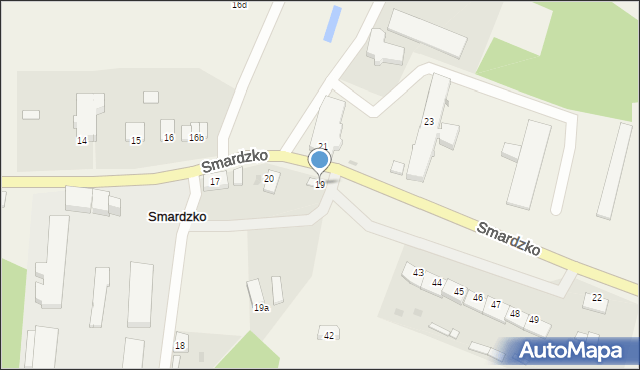 Smardzko, Smardzko, 19, mapa Smardzko