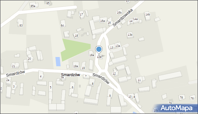Smardzów, Smardzów, 12a, mapa Smardzów
