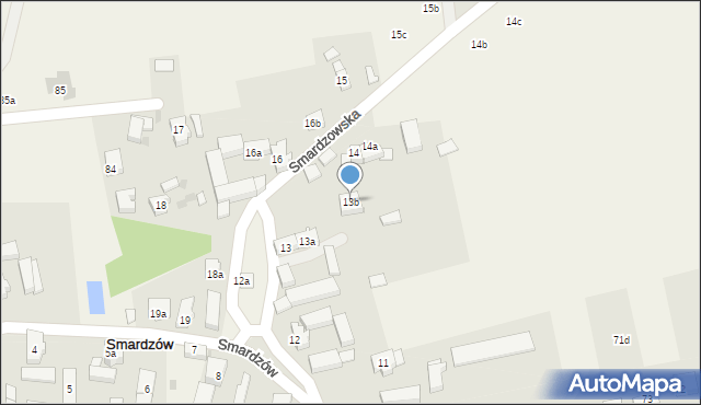 Smardzów, Smardzów, 13b, mapa Smardzów