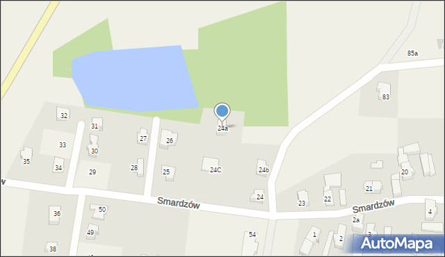 Smardzów, Smardzów, 24a, mapa Smardzów