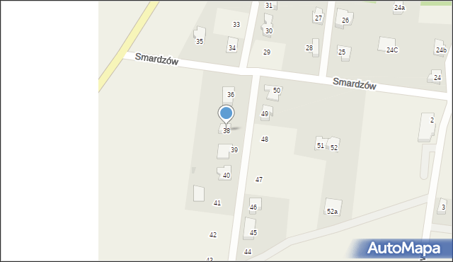 Smardzów, Smardzów, 38, mapa Smardzów