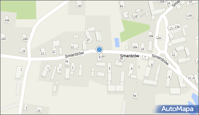 Smardzów, Smardzów, 4, mapa Smardzów