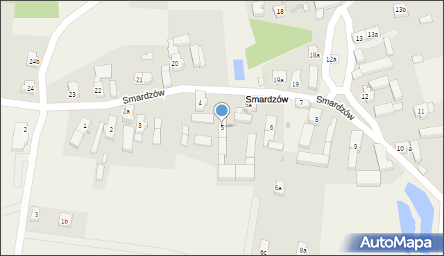 Smardzów, Smardzów, 5, mapa Smardzów