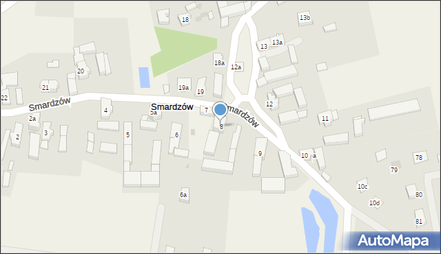 Smardzów, Smardzów, 8, mapa Smardzów