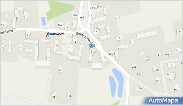 Smardzów, Smardzów, 9, mapa Smardzów