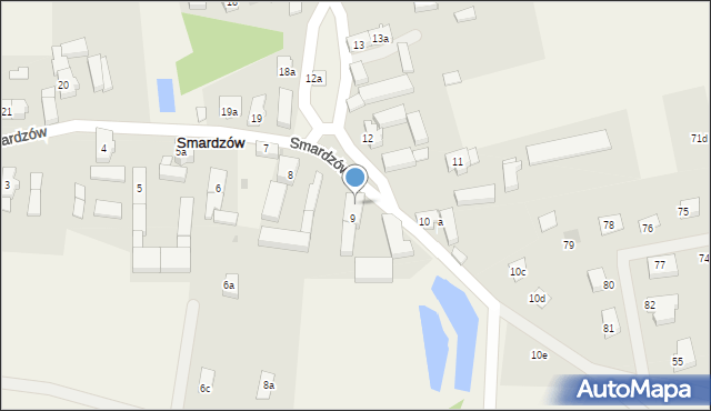 Smardzów, Smardzów, 9a, mapa Smardzów