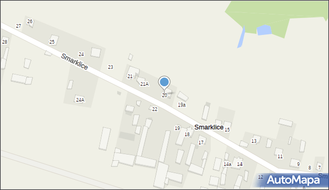 Smarklice, Smarklice, 20, mapa Smarklice