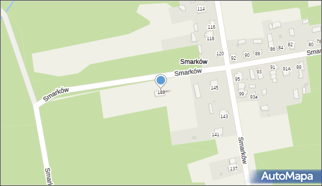 Smarków, Smarków, 149, mapa Smarków