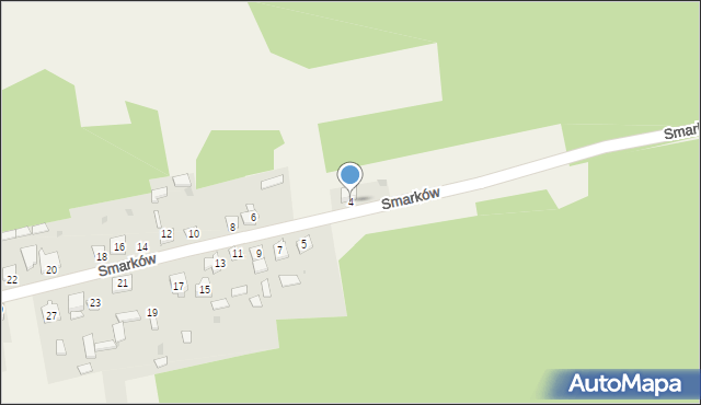 Smarków, Smarków, 4, mapa Smarków