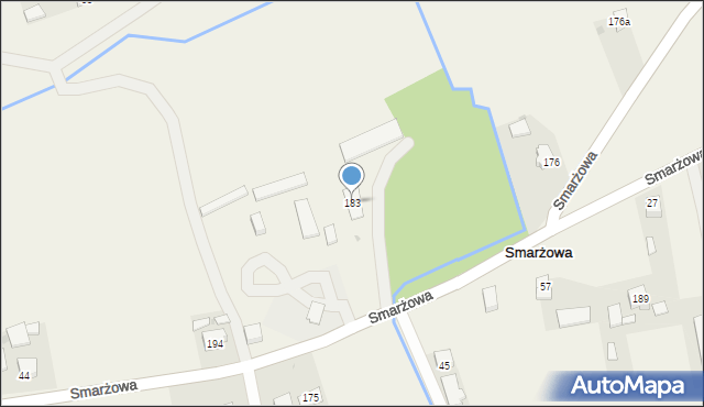 Smarżowa, Smarżowa, 183, mapa Smarżowa