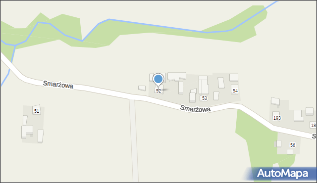 Smarżowa, Smarżowa, 52, mapa Smarżowa