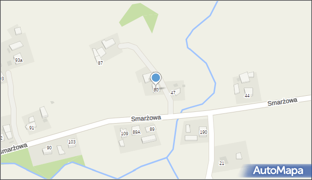 Smarżowa, Smarżowa, 80, mapa Smarżowa