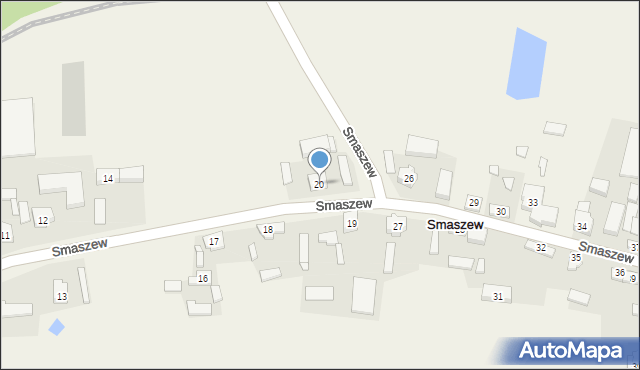 Smaszew, Smaszew, 20, mapa Smaszew