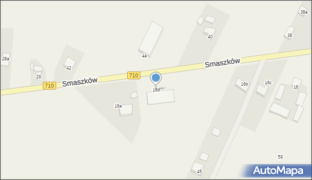 Smaszków, Smaszków, 16d, mapa Smaszków