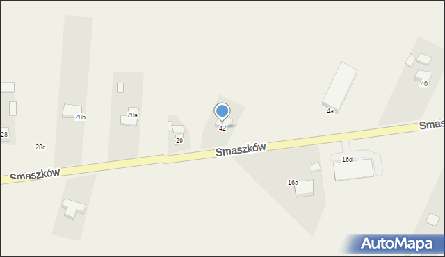 Smaszków, Smaszków, 42, mapa Smaszków