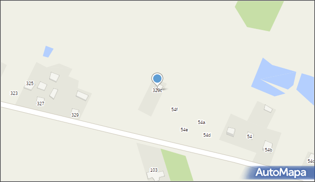 Smerdyna, Smerdyna, 329c, mapa Smerdyna