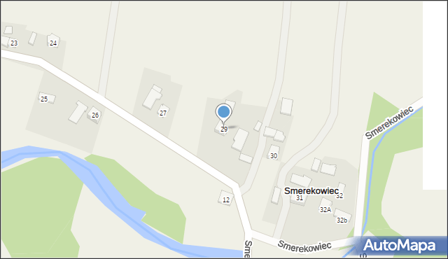 Smerekowiec, Smerekowiec, 29, mapa Smerekowiec