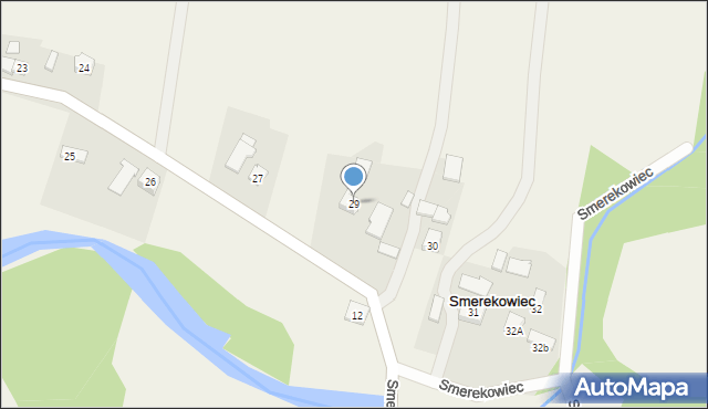 Smerekowiec, Smerekowiec, 29, mapa Smerekowiec